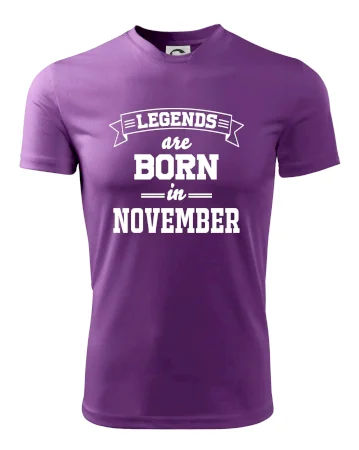 Legends are born in November