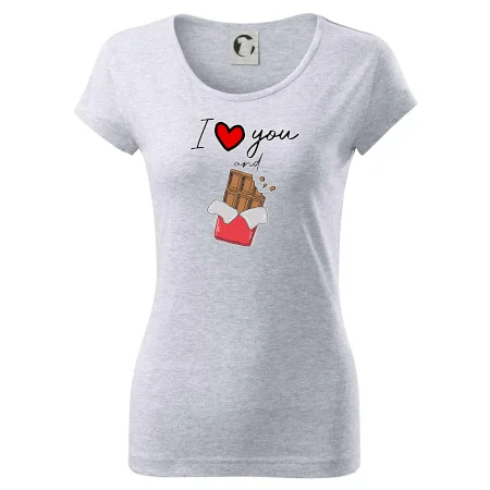 I love you and chocolate