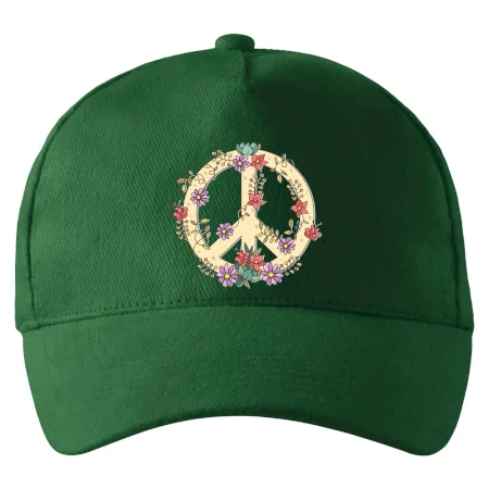 Peace symbol pískový