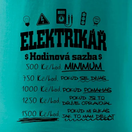 Elektrikář hodinová sazba