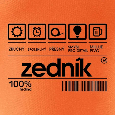 Čárový kód zedník