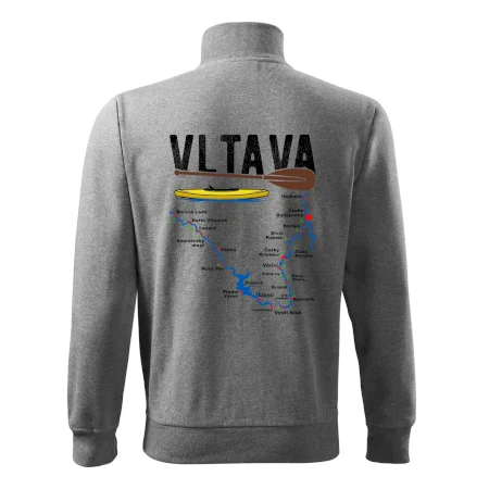 Mapa řeky Vltavy