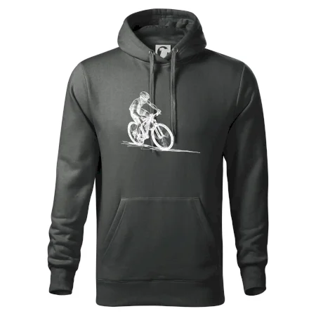 MTB kreslený cyklista