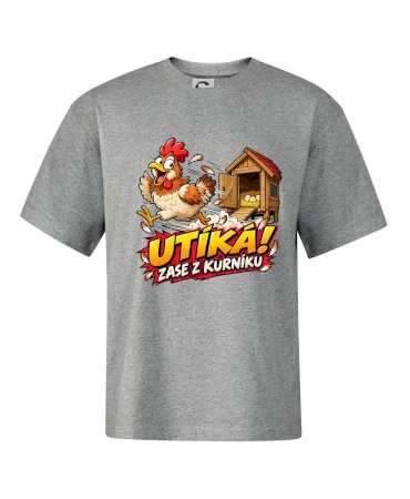 Útěk slepice z kurníku