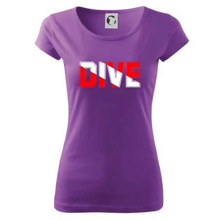 Dive nápis vlajka