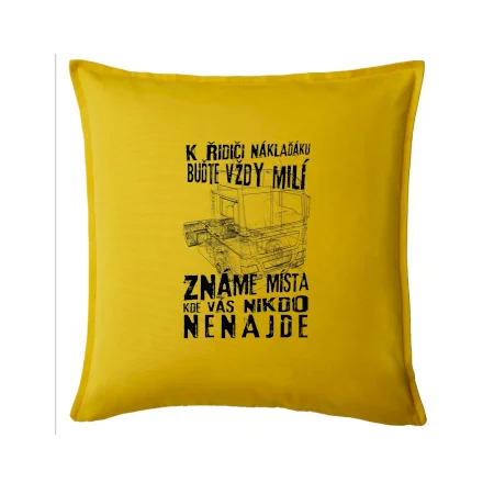 K řidiči náklaďáku buďte vždy milý