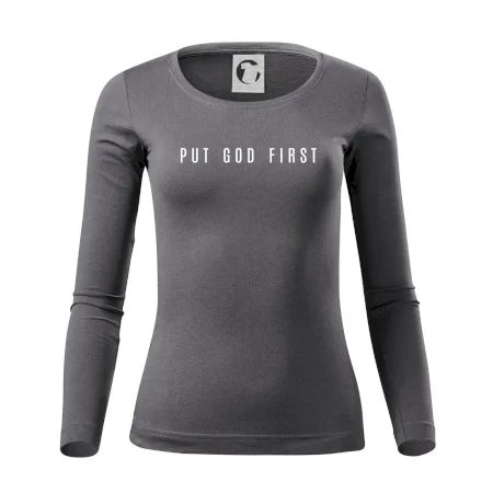 Put God first slabý nápis