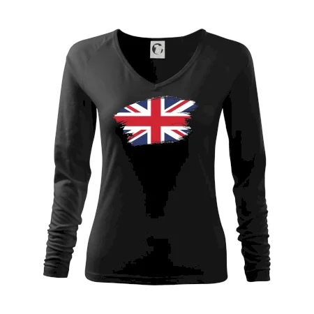 Britská vlajka roztrhaná