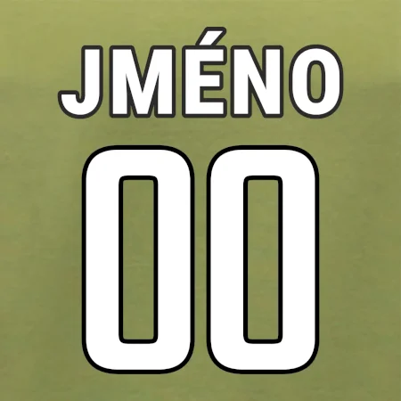 Fotbalový dres - vlastní jméno a číslo
