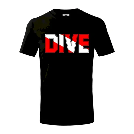 Dive nápis vlajka