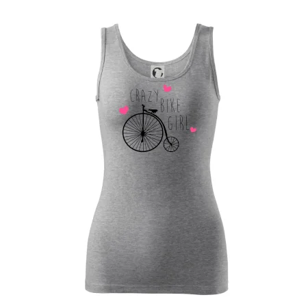 Crazy bike girl