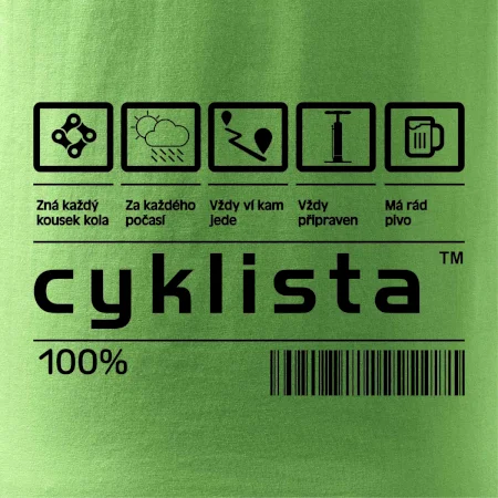 Čárový kód - Cyklista