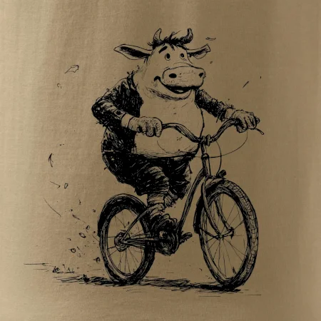 Tlustá kráva na kole