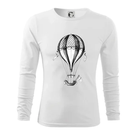 Horkovzdušný balón  kreslený
