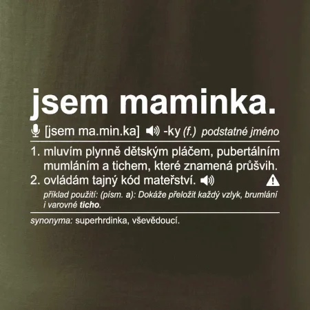 Jsem maminka. Mluvím plynně dětským pláčem bíle