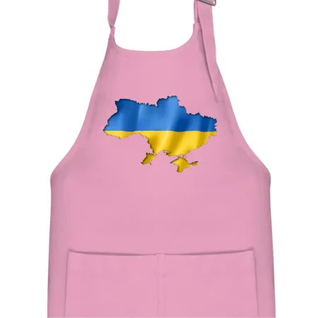Ukrajina vlajka mapa