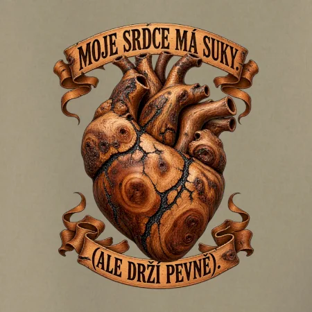 Moje srdce má suky ale drží pevně