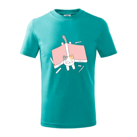 Učení na státnice kočka