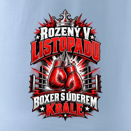 Listopadový boxer s úderem krále