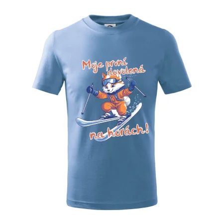 Moje první dovolená na horách oranžová liška