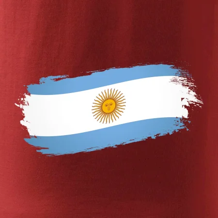 Argentina vlajka okousaná