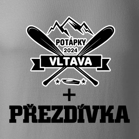 Na vodu - pádla hory (vlastní nápis)