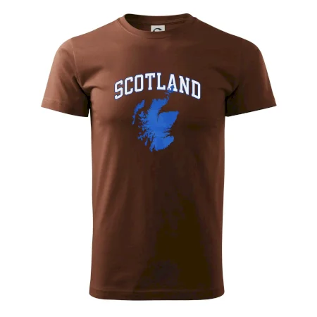 Scotland nápis s mapou