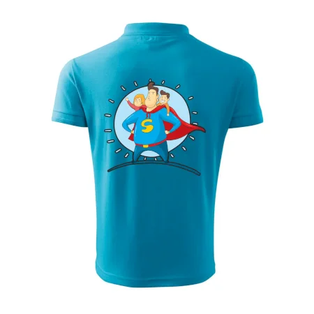 Táta superman - holka a kluk