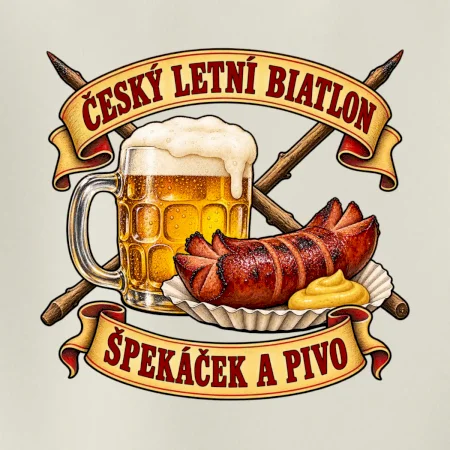 Český letní biatlon špekáček a pivo