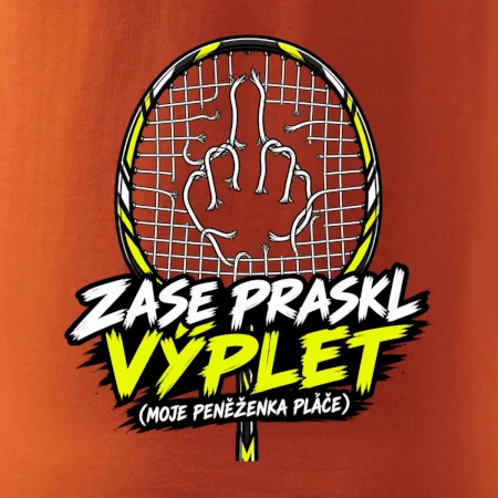 Badminton prasklý výplet