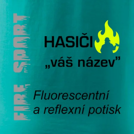 Hasiči - Váš název - FLUO + Reflexní potisk