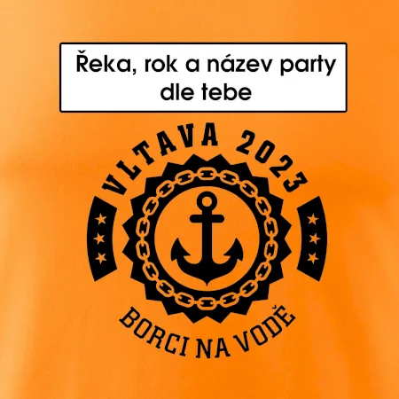 Na vodu - kotva (vlastní nápis)