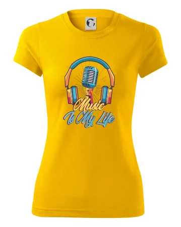 Music is my life sluchátka