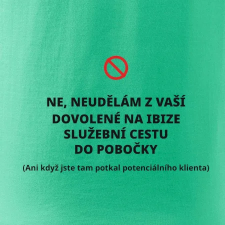 Dovolená na Ibize není služební cesta