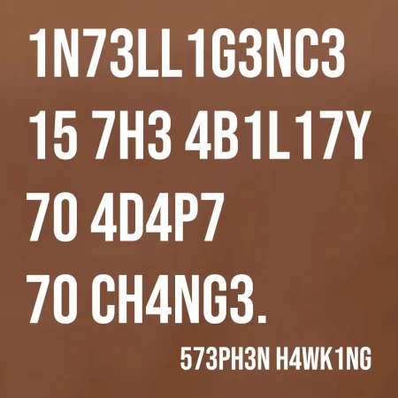 Test inteligence - Stephen Hawking