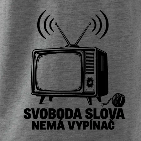 Svoboda slova nemá vypínač retro televize