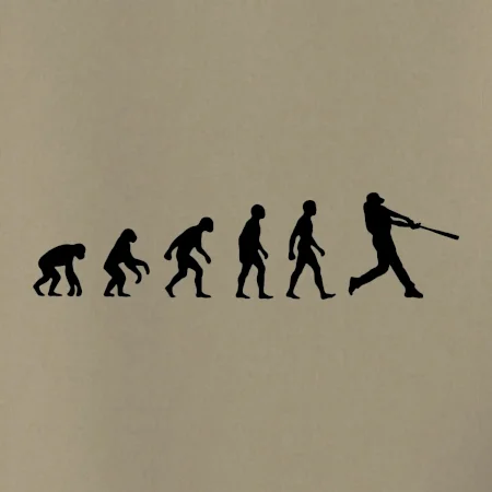Evoluce baseball pálkař odpal
