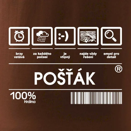 Čárový kód pošťák