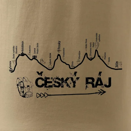 Profil kopce - Český ráj