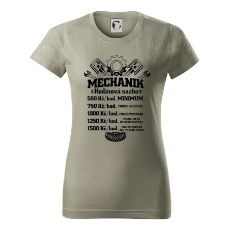 Mechanik - hodinová sazba