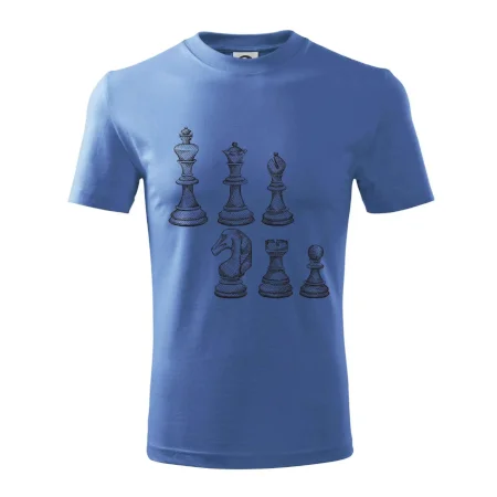 Šachové figurky kreslené