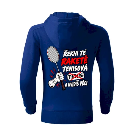 Badmintonová raketa není tenisová