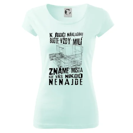 K řidiči náklaďáku buďte vždy milý