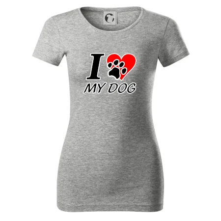 I love my dog - nápis