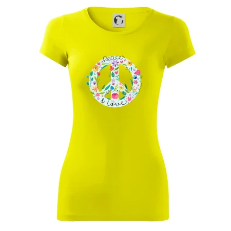Peace and love symbol