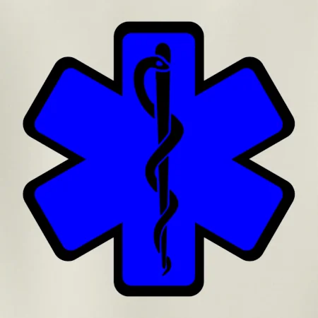 Rescue - Hvězda na prsu +  nápis na zádech