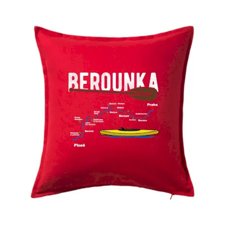 Mapa řeky Berounky