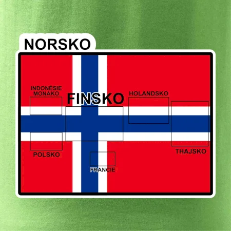 Norsko vlajka další státy