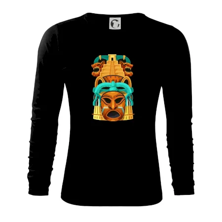 Mayové maska s pyramidou
