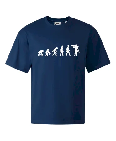 Evoluce dřevorubec - pila a kmen